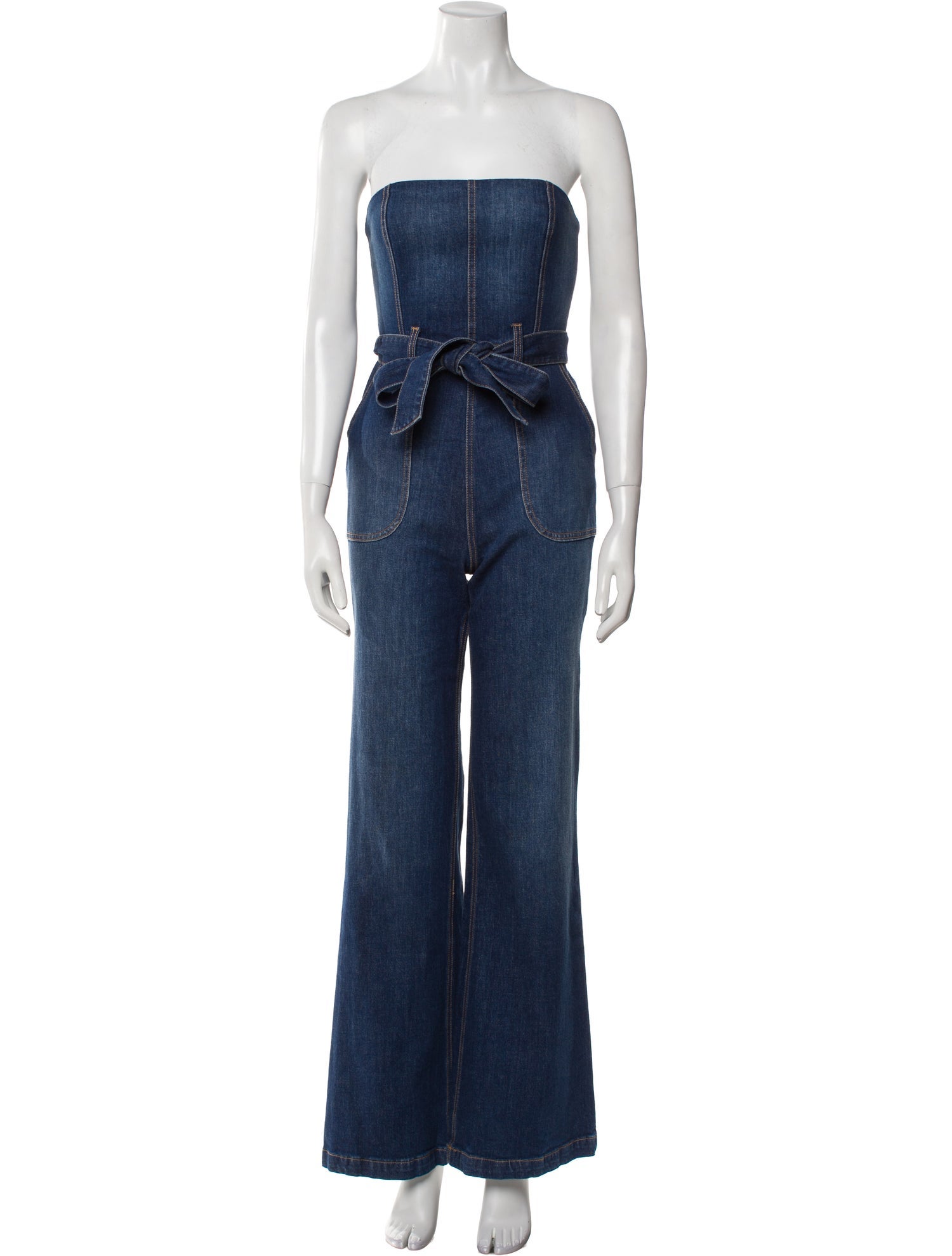 Alice + Olivia Strapless Jumpsuit