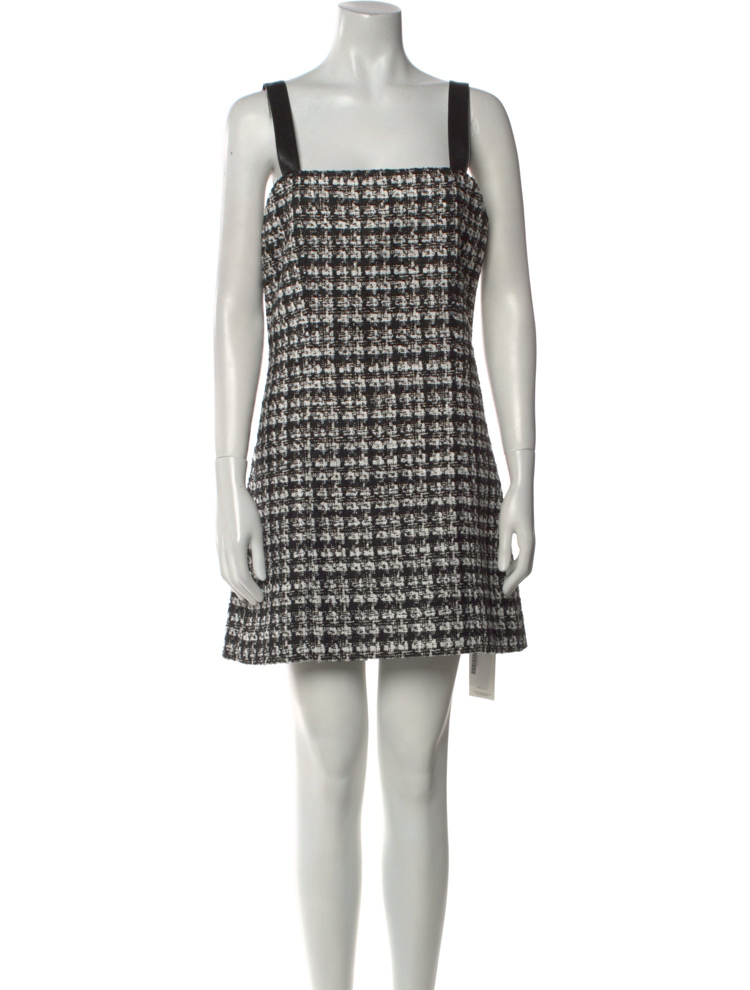 Alice + Olivia Tweed Pattern Mini Dress