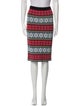 Alice + Olivia Striped Knee-Length Skirt