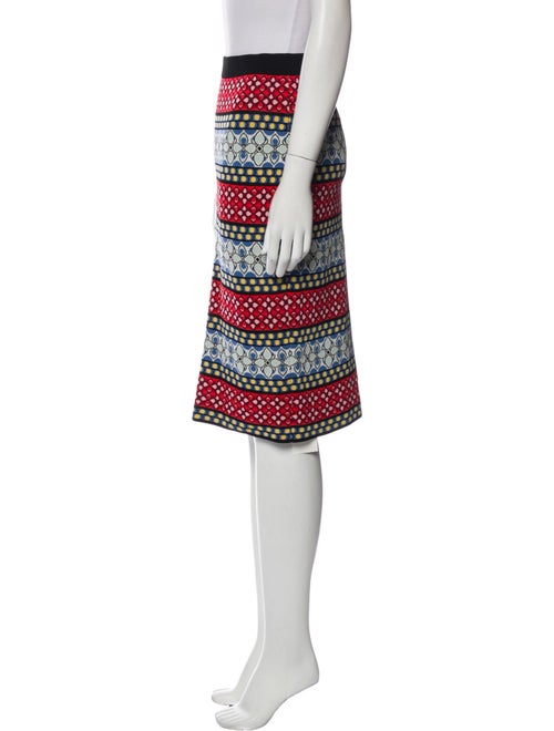 Alice + Olivia Striped Knee-Length Skirt