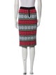 Alice + Olivia Striped Knee-Length Skirt