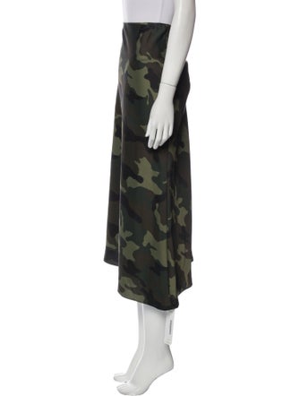Alice + Olivia Camouflage Print Midi Length Skirt