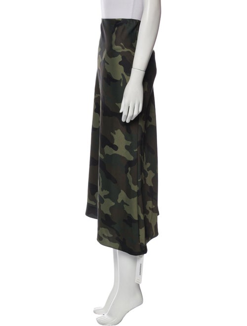 Alice + Olivia Camouflage Print Midi Length Skirt