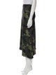 Alice + Olivia Camouflage Print Midi Length Skirt