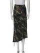 Alice + Olivia Camouflage Print Midi Length Skirt