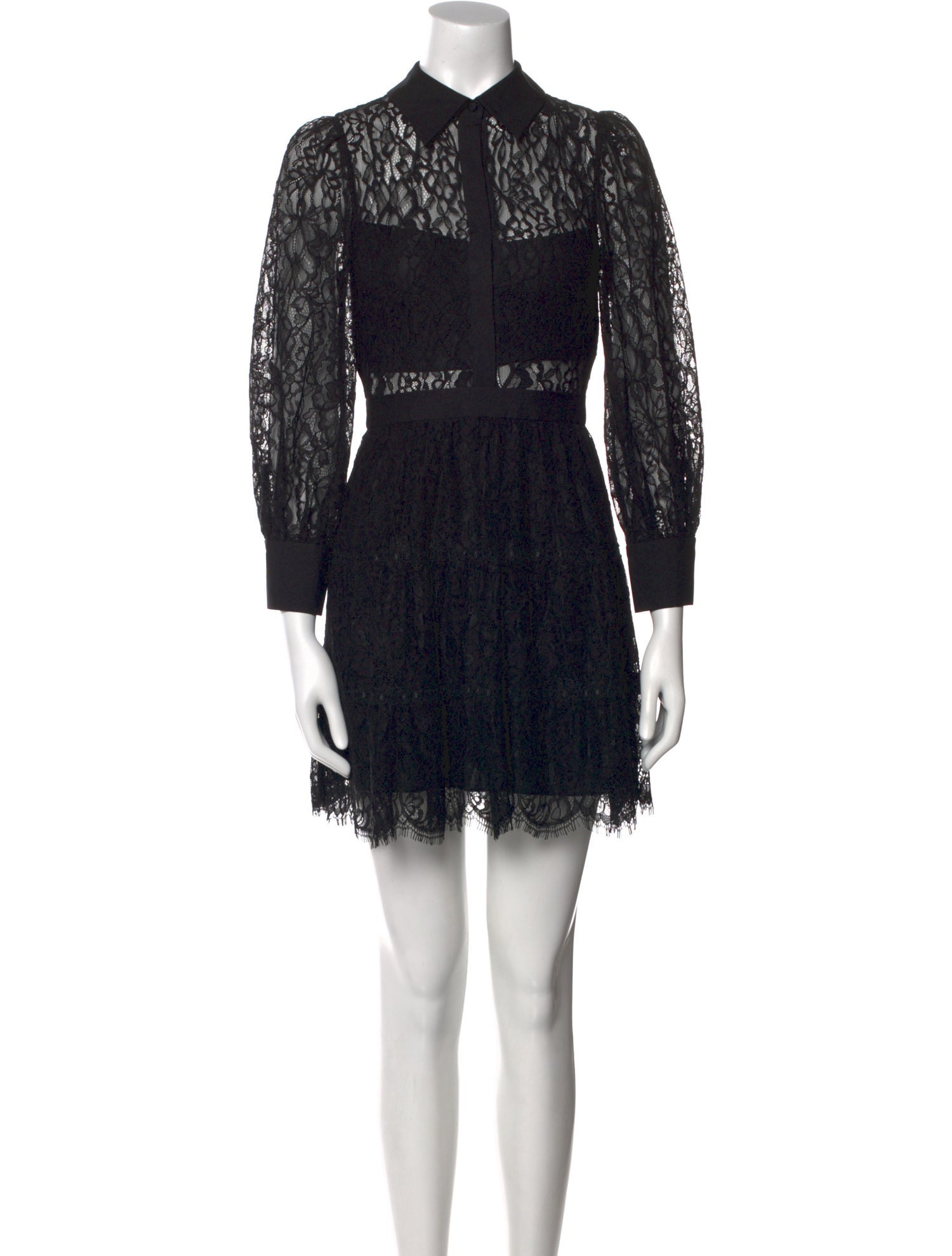 Alice + Olivia Lace Pattern Mini Dress w/ Tags