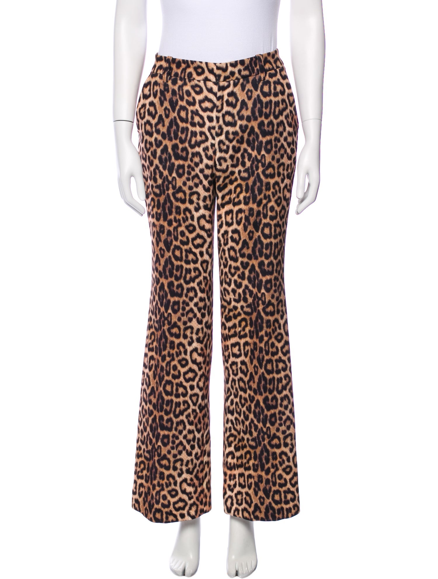 Alice + Olivia Animal Print Wide Leg Pants