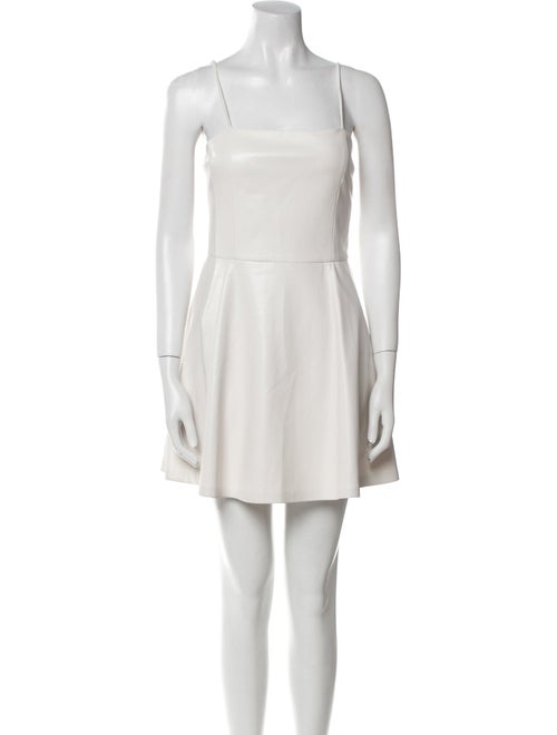 Alice + Olivia Square Neckline Mini Dress