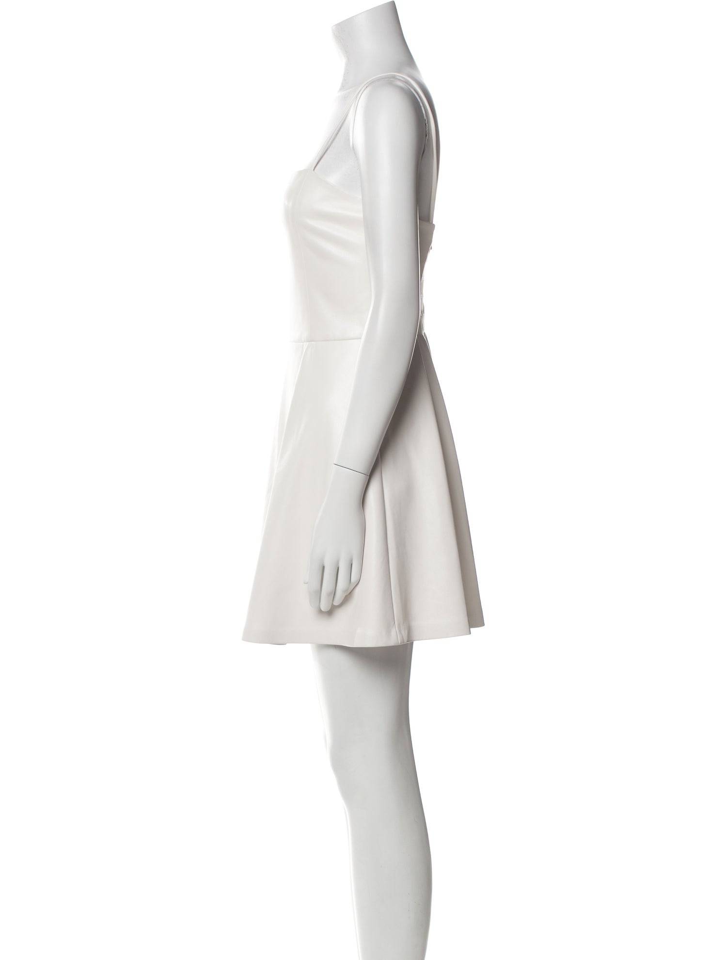 Alice + Olivia Square Neckline Mini Dress