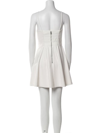 Alice + Olivia Square Neckline Mini Dress