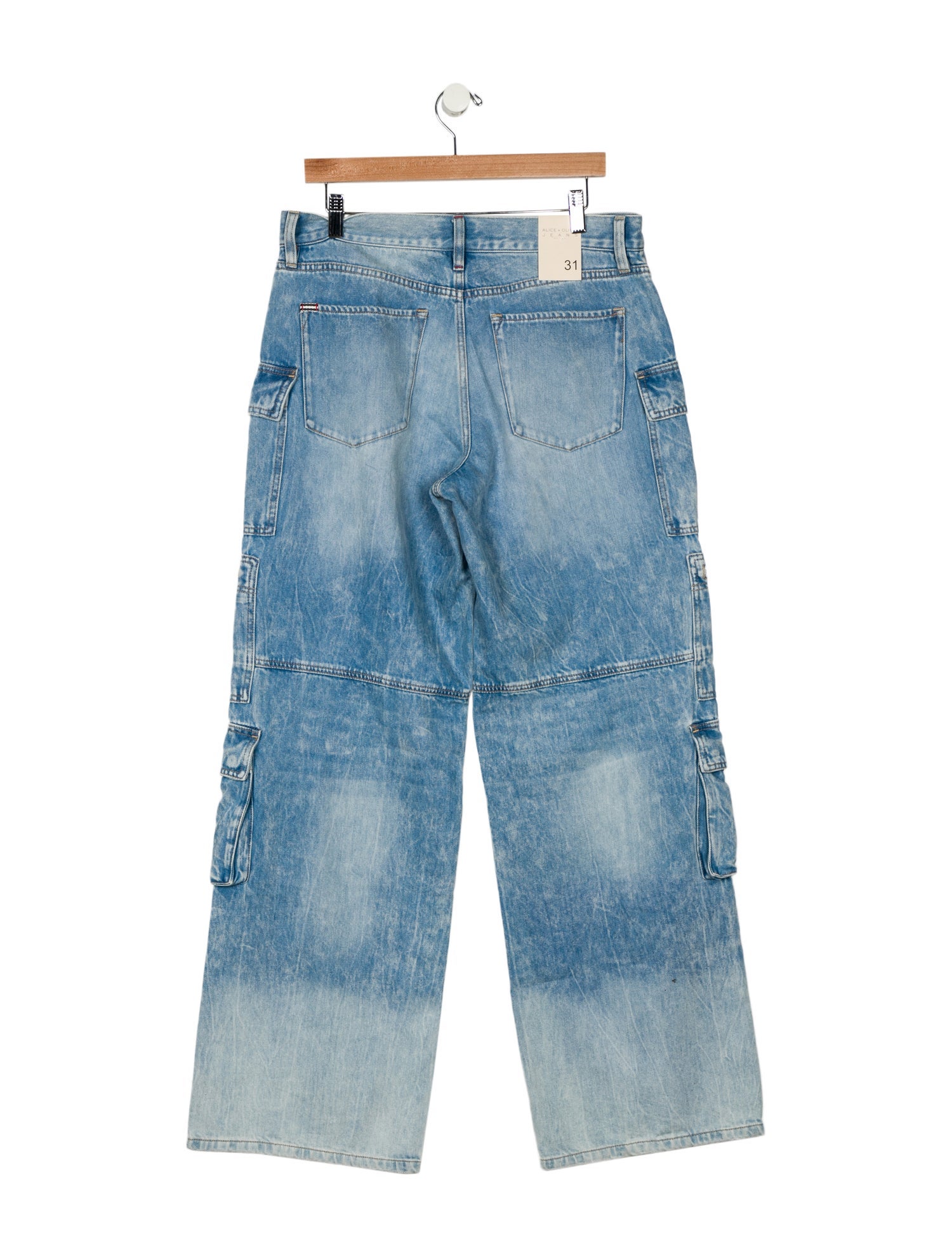 Alice + Olivia High-Rise Wide Leg Jeans w/ Tags