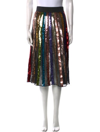 Alice + Olivia Sequin Embellishments Knee-Length Skirt