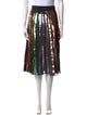 Alice + Olivia Sequin Embellishments Knee-Length Skirt