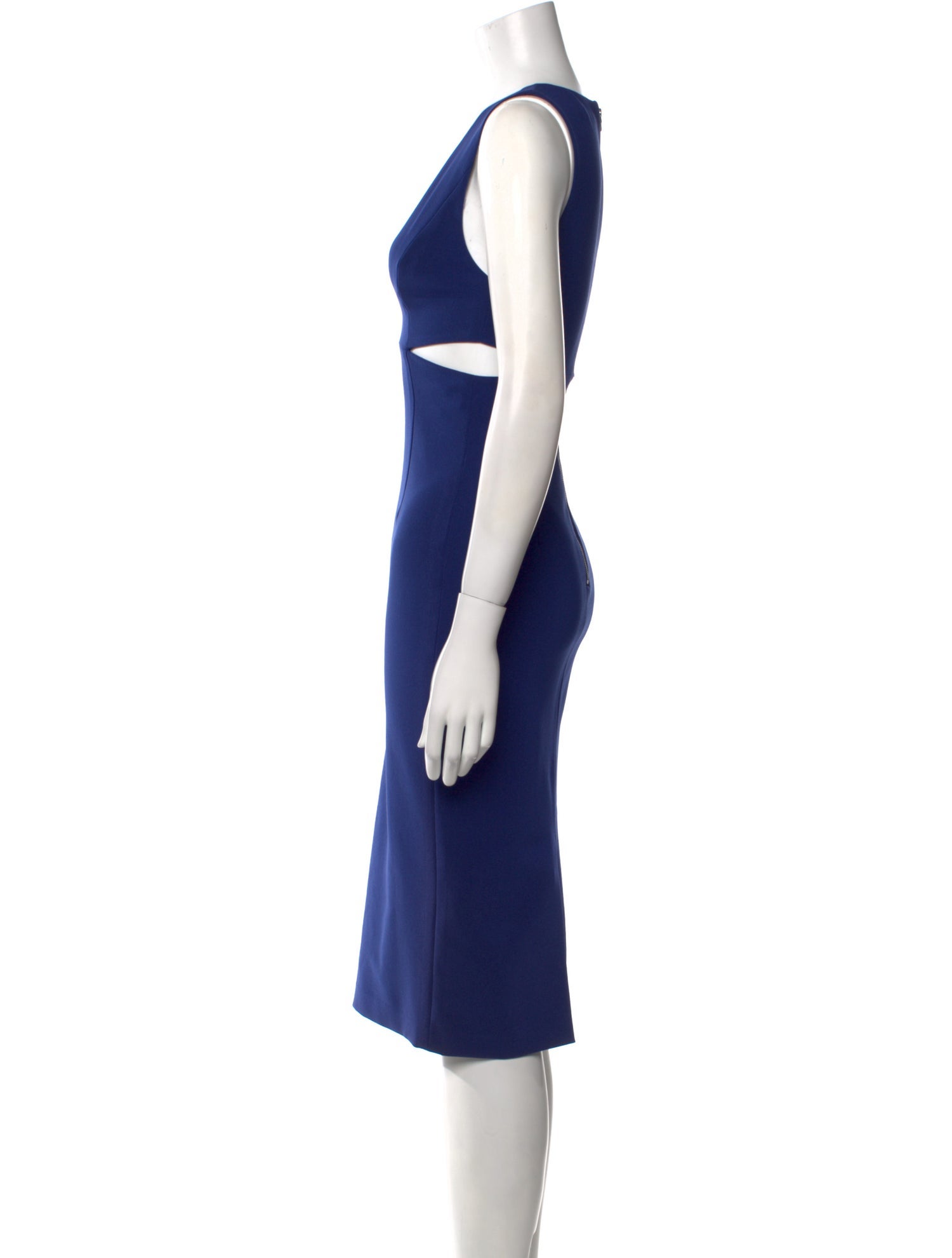 Alice + Olivia V-Neck Midi Length Dress