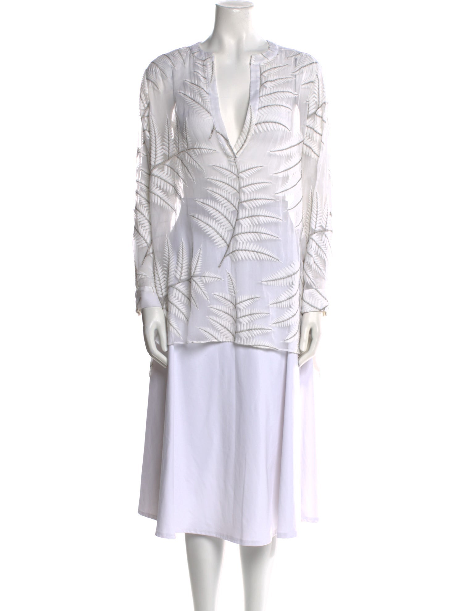 Alice + Olivia Silk Printed Tunic