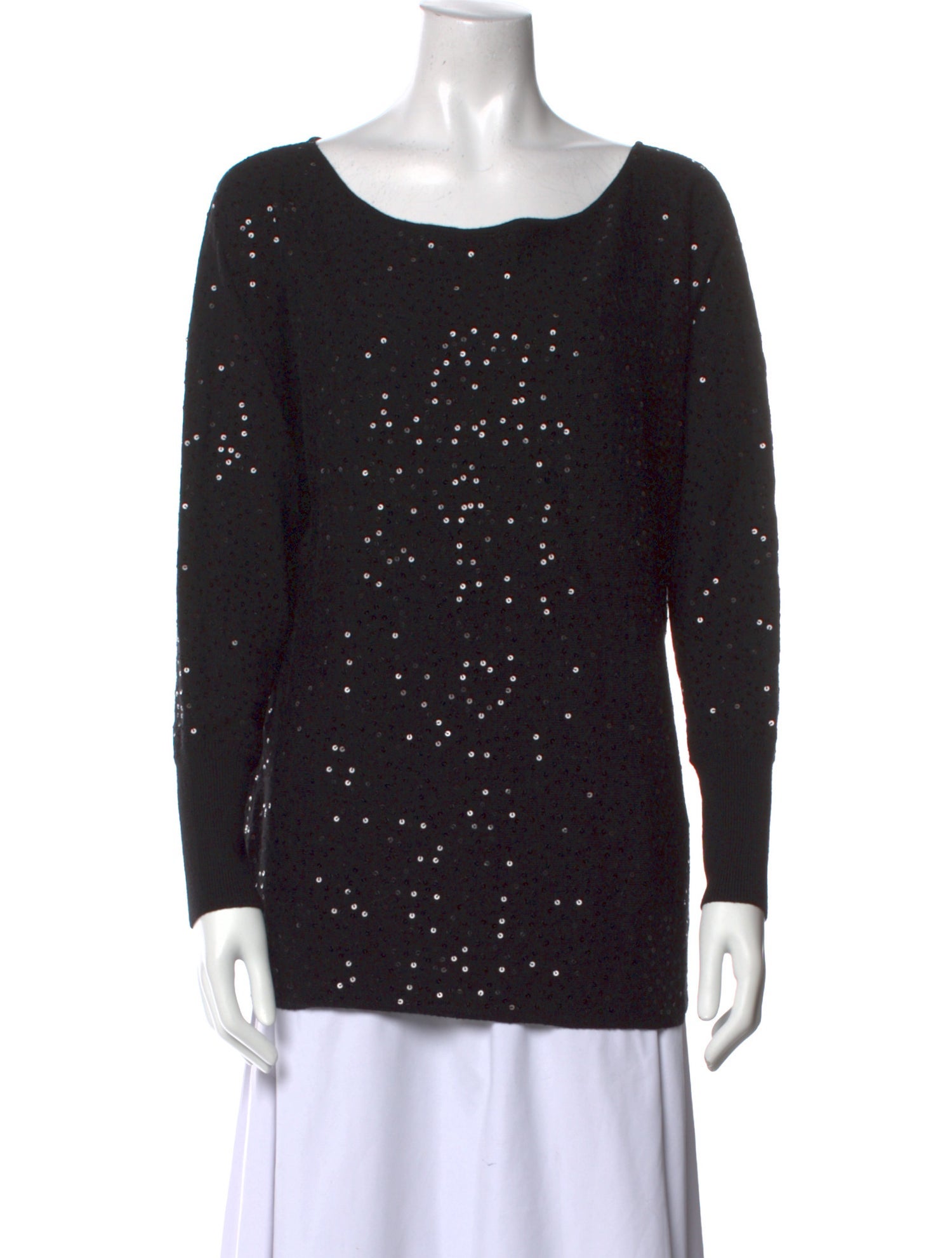 Alice + Olivia Wool Scoop Neck Sweater