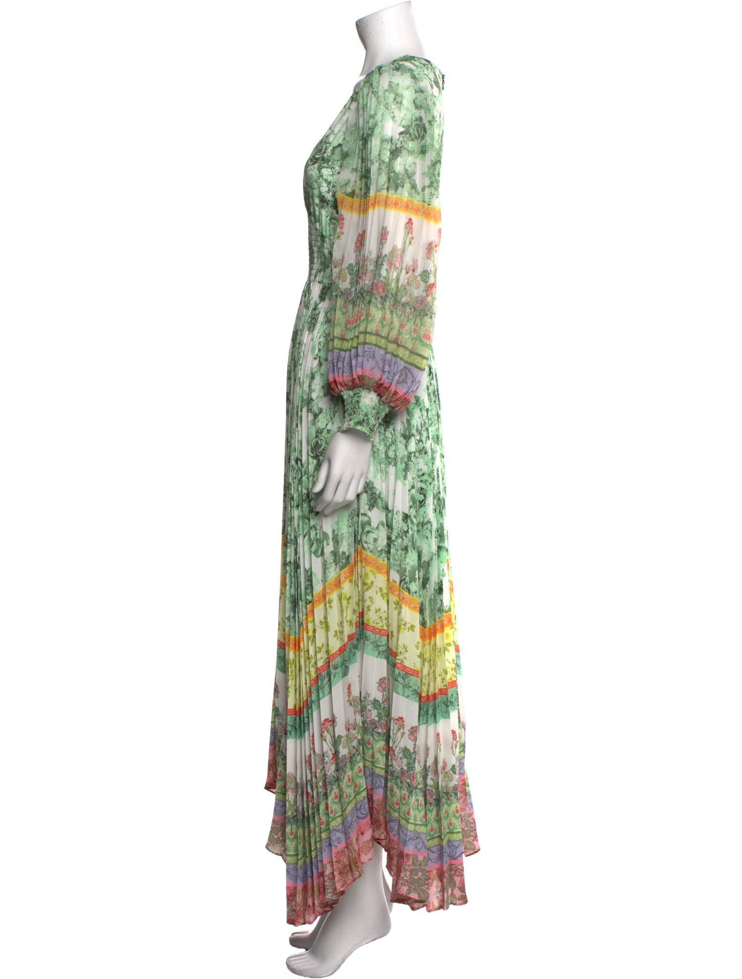 Alice + Olivia Printed Long Dress