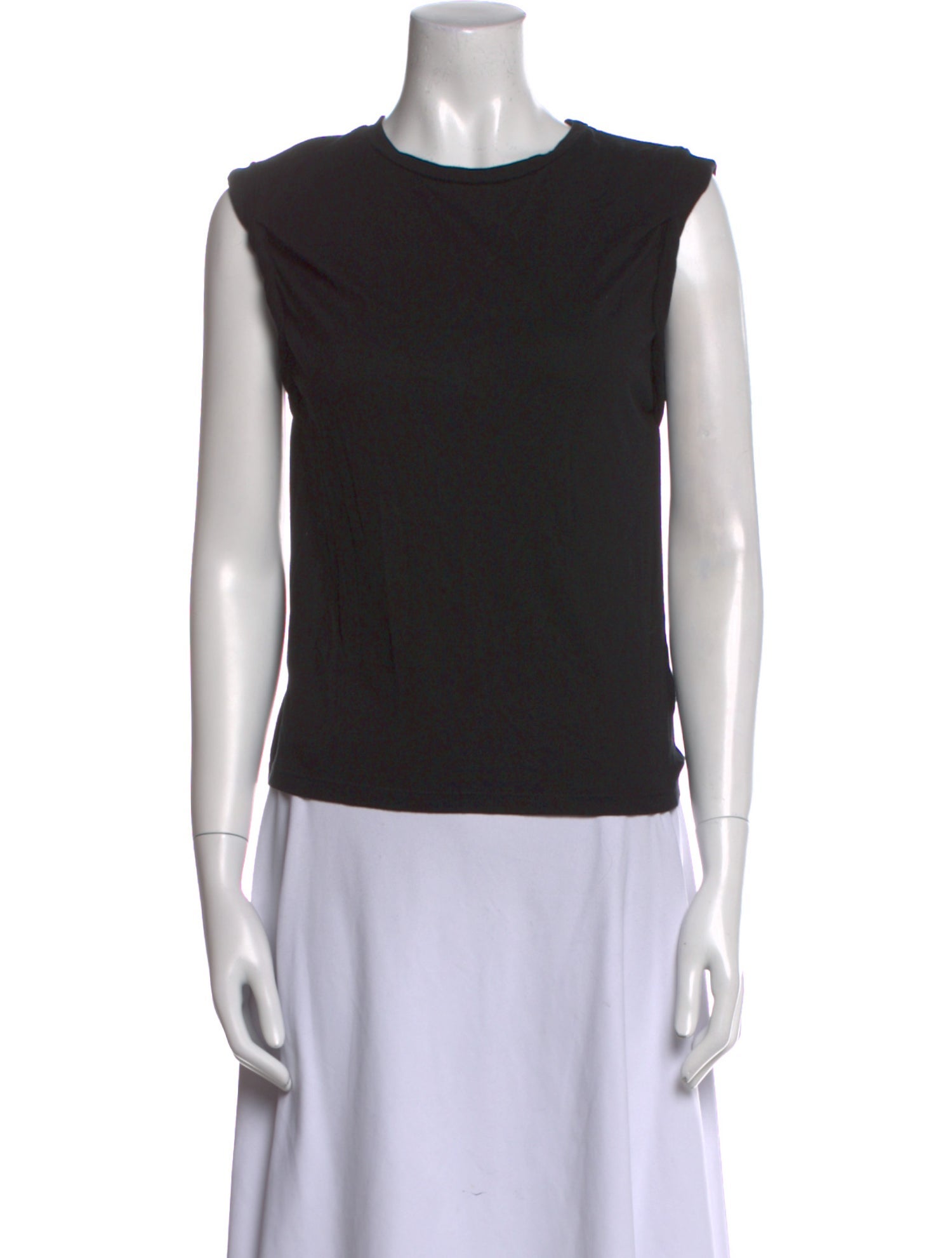 Alice + Olivia Crew Neck Sleeveless Top
