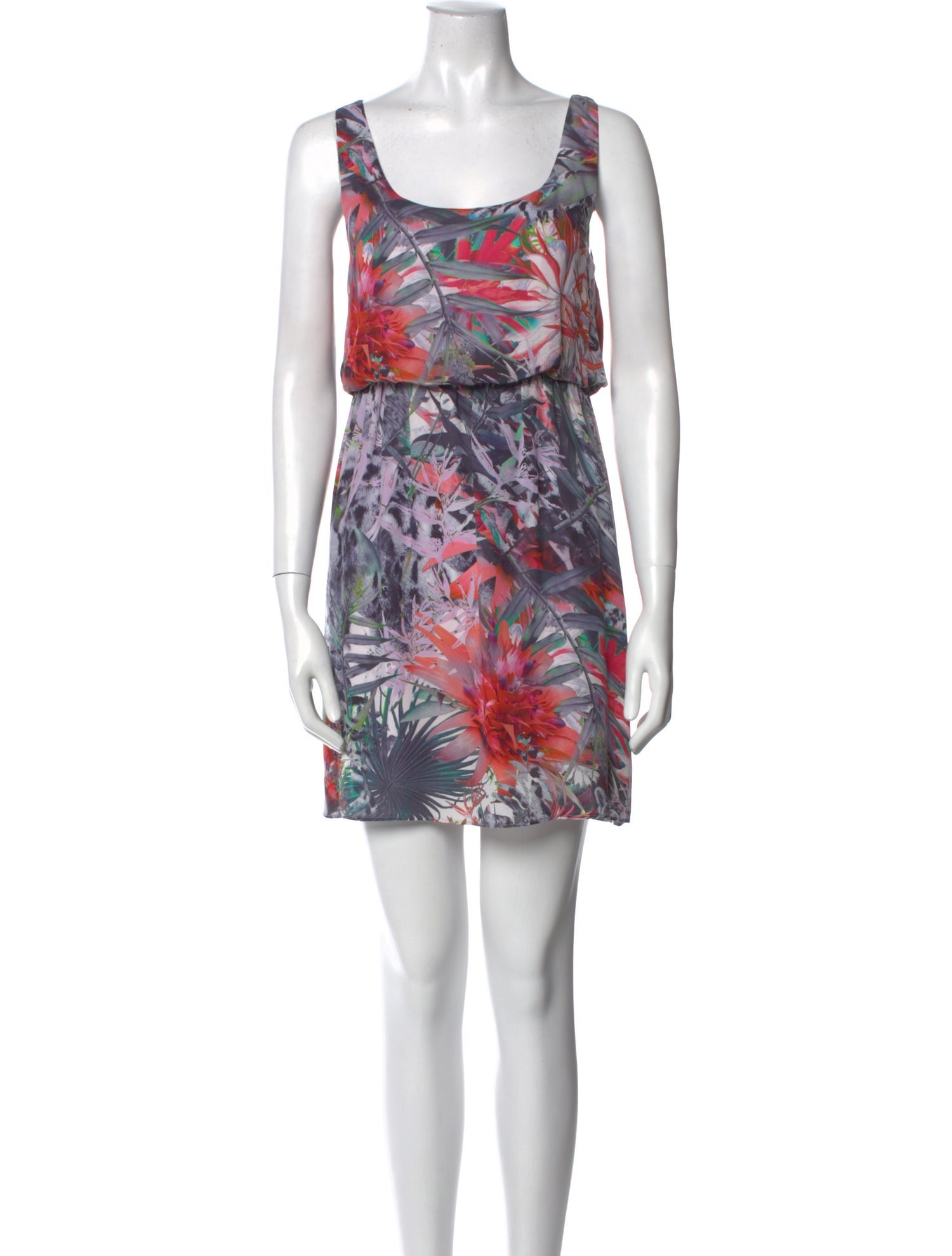 Alice + Olivia Silk Mini Dress