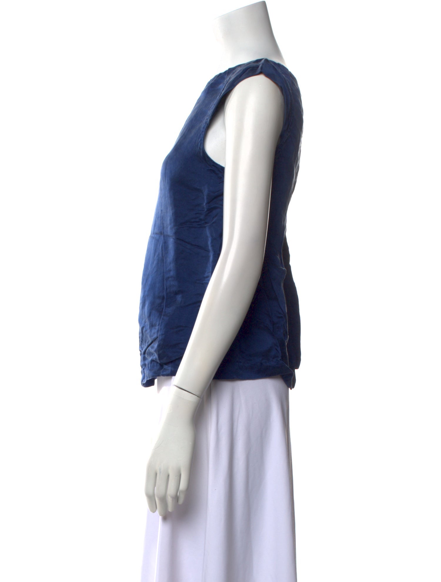 Alice + Olivia Silk Bateau Neckline Top