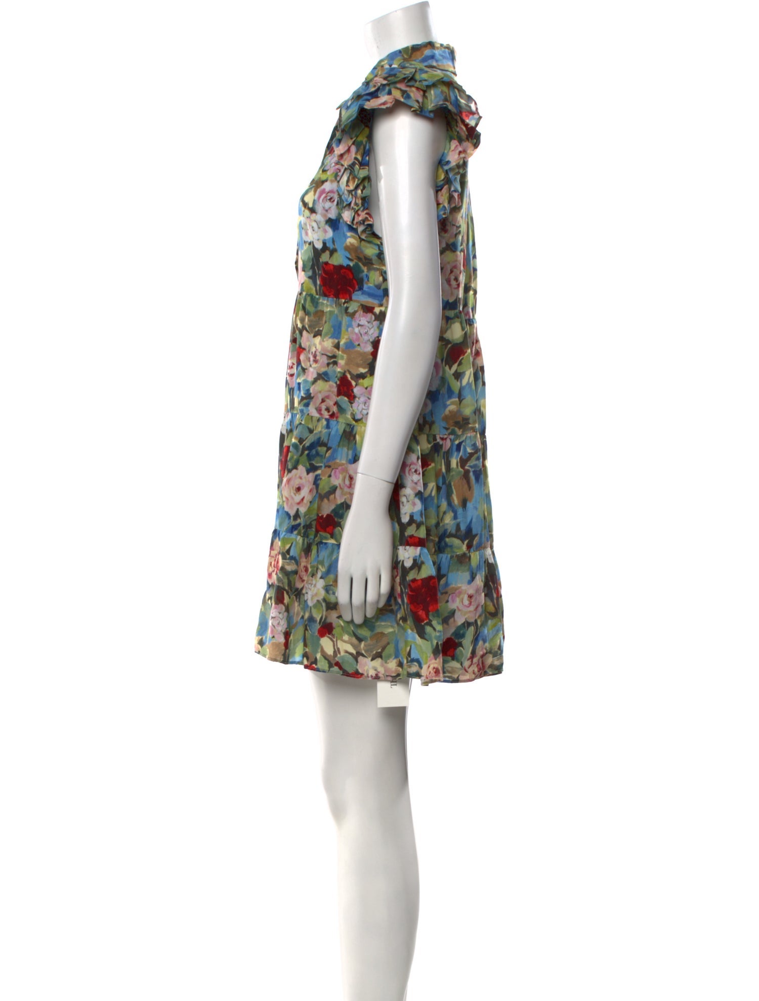Alice + Olivia Floral Print Mini Dress