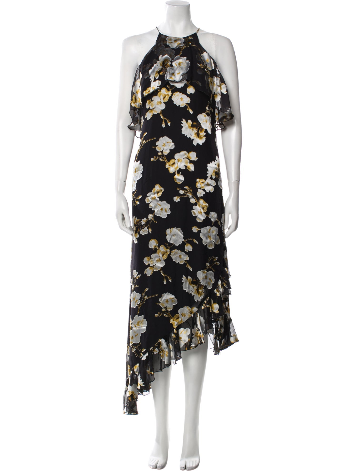 Alice + Olivia Silk Long Dress