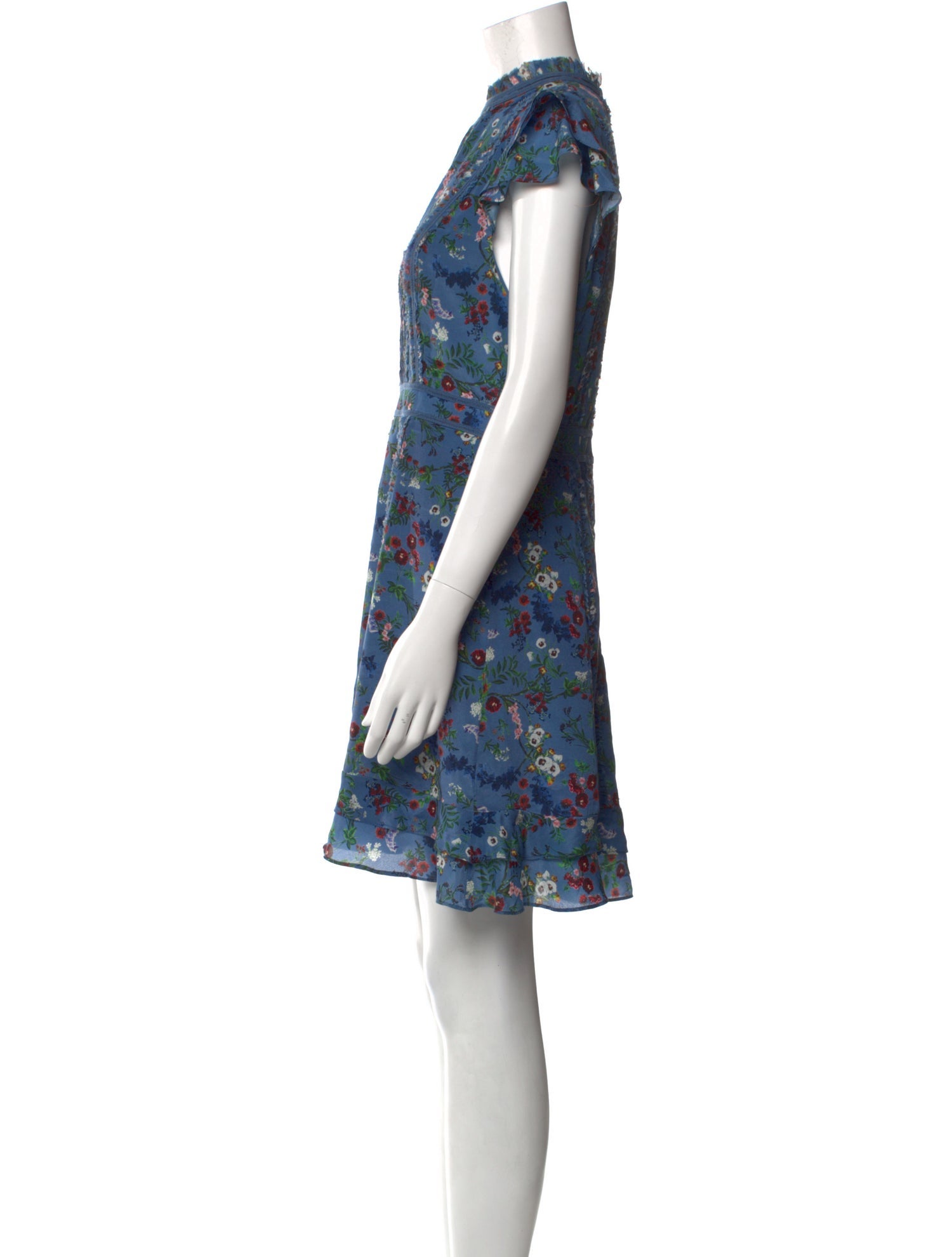 Alice + Olivia Silk Mini Dress