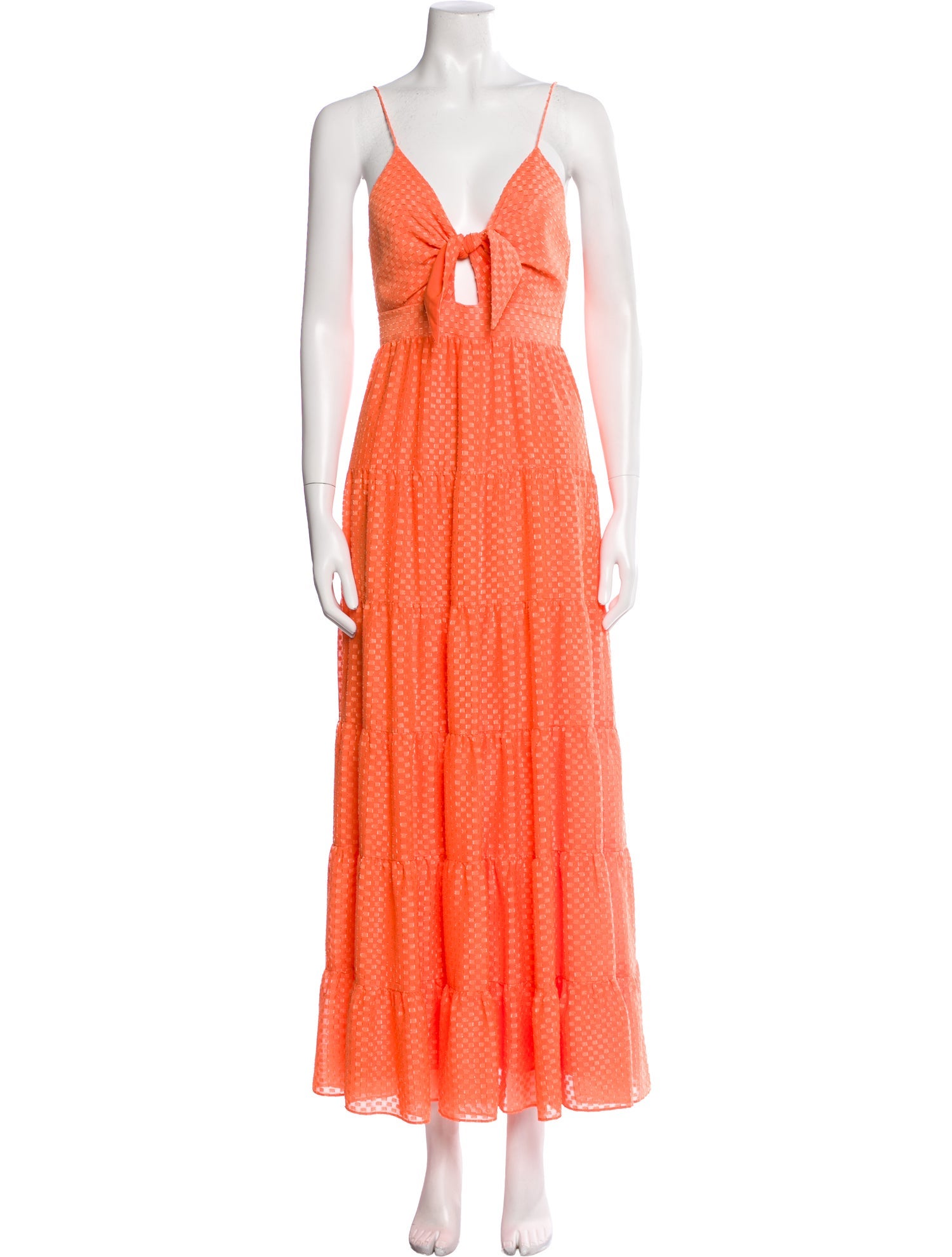 Alice + Olivia V-Neck Long Dress