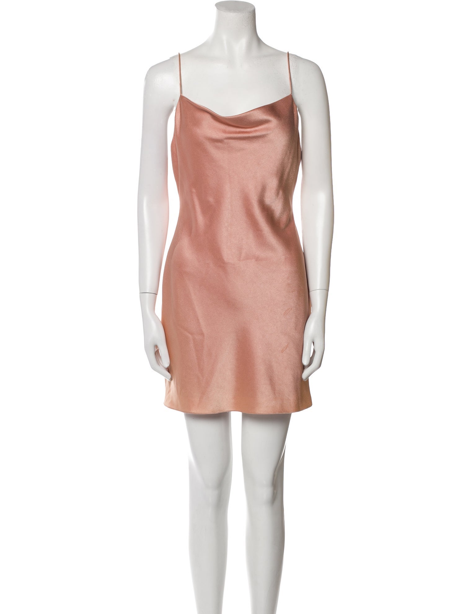 Alice + Olivia Cowl Neck Mini Dress