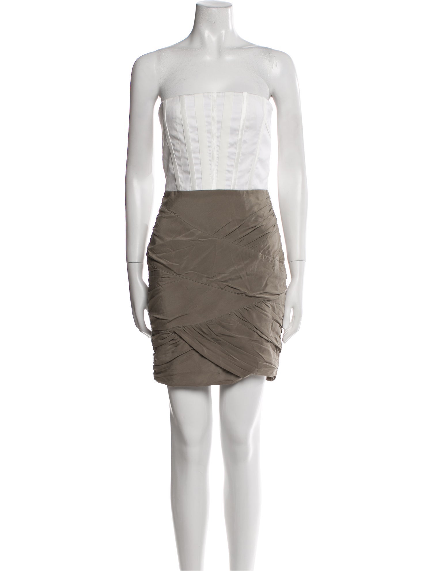 Alice + Olivia Strapless Mini Dress