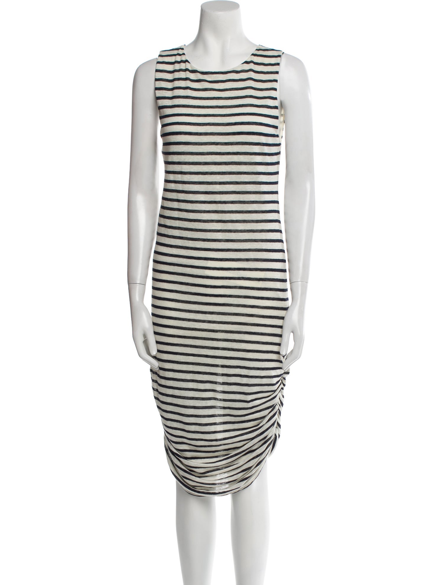 Alice + Olivia Linen Midi Length Dress