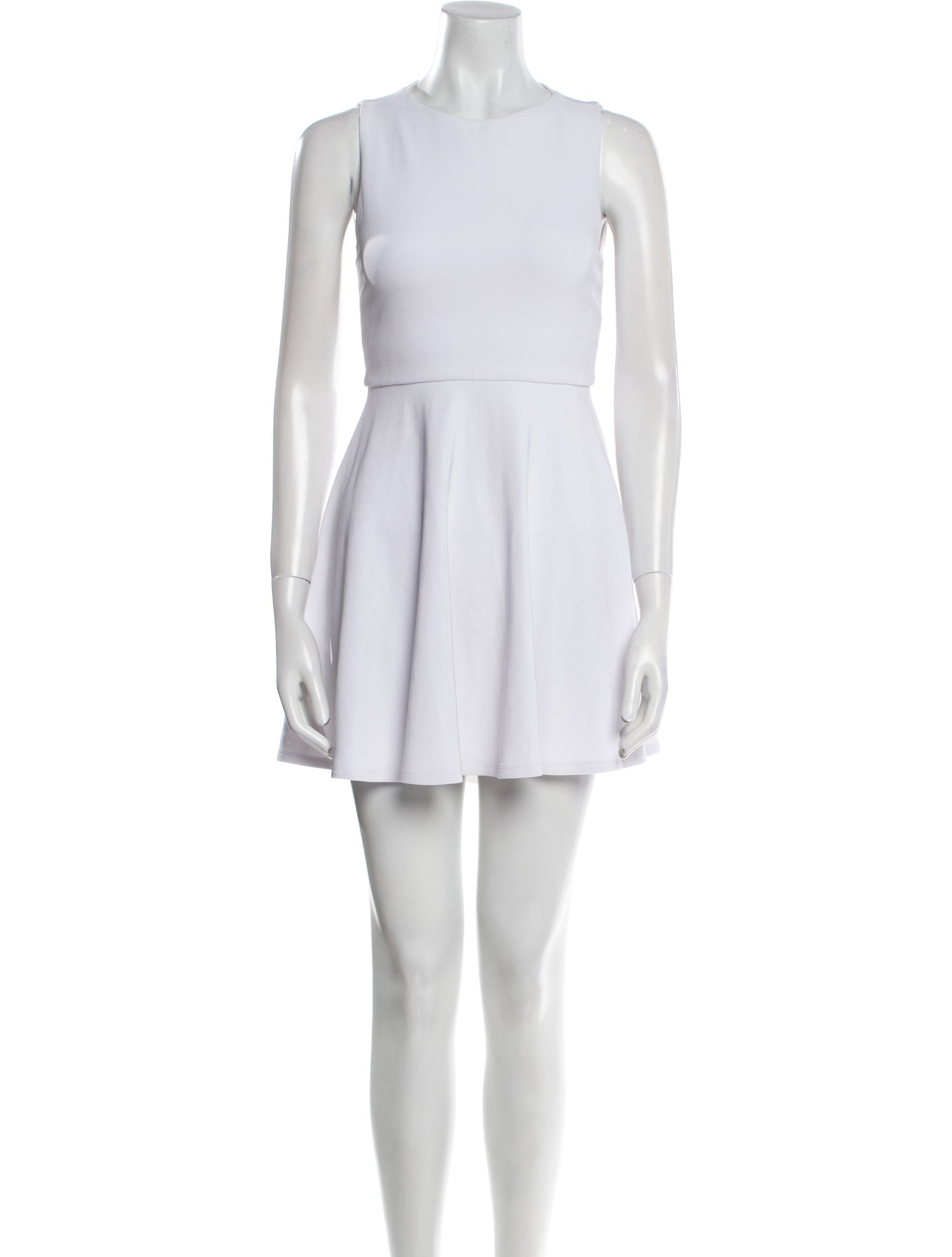 Alice + Olivia Crew Neck Mini Dress