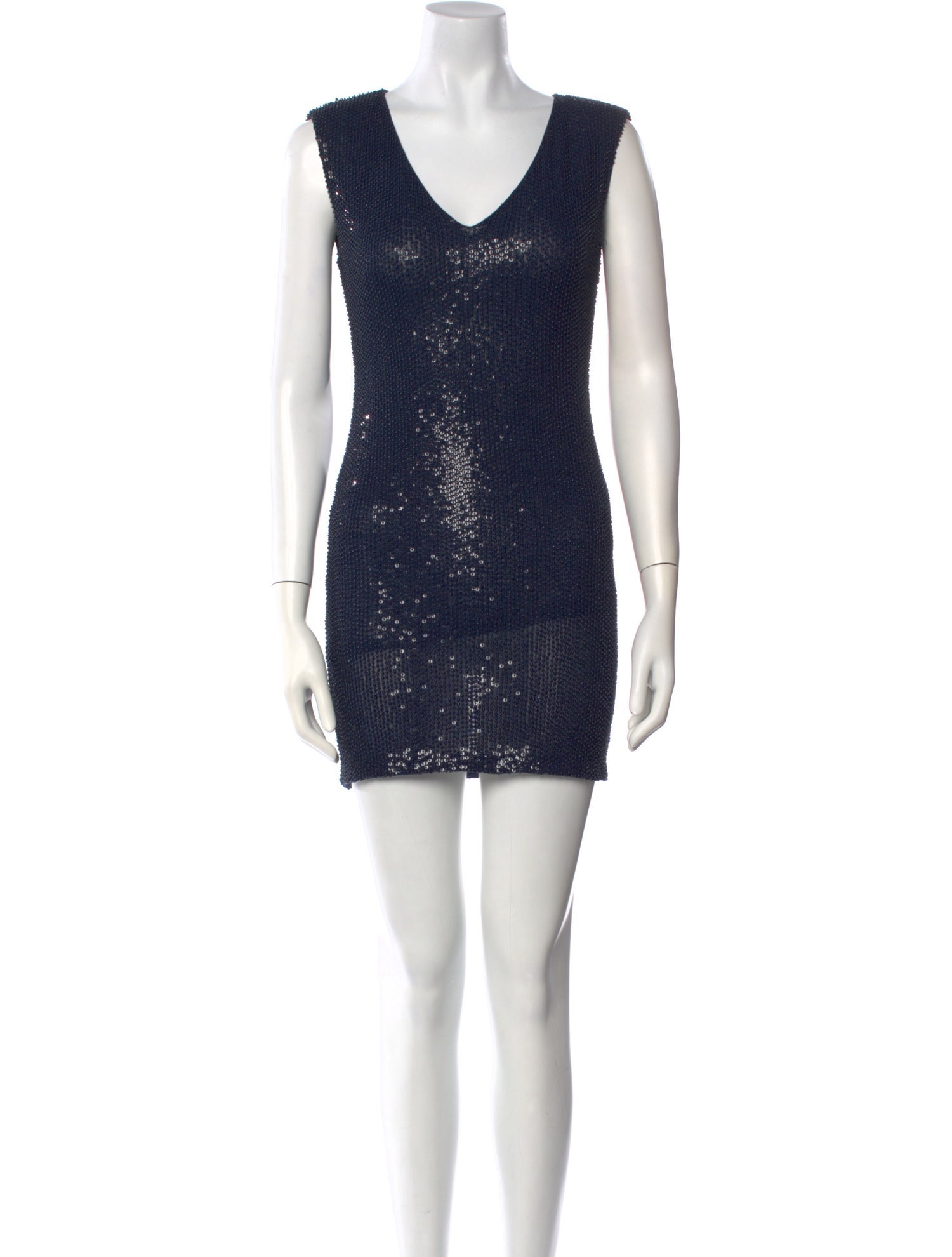 Alice + Olivia V-Neck Mini Dress