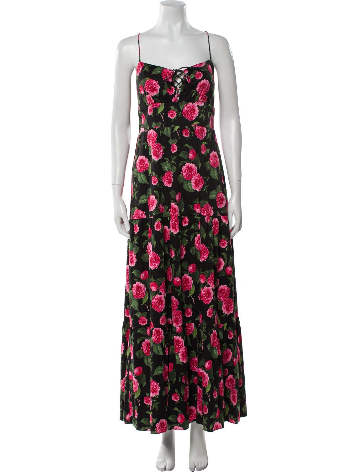 Alice + Olivia Floral Print Long Dress