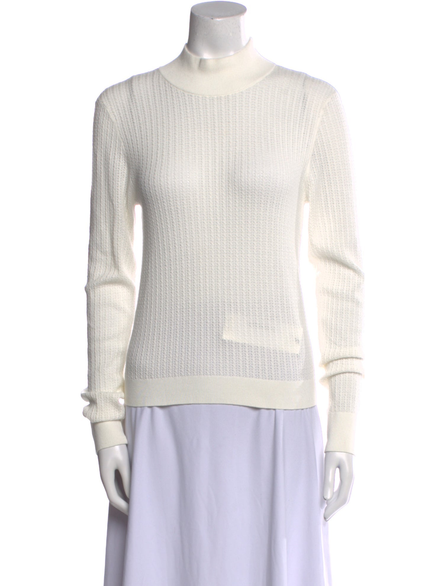 Alice + Olivia Mock Neck Long Sleeve Sweatshirt