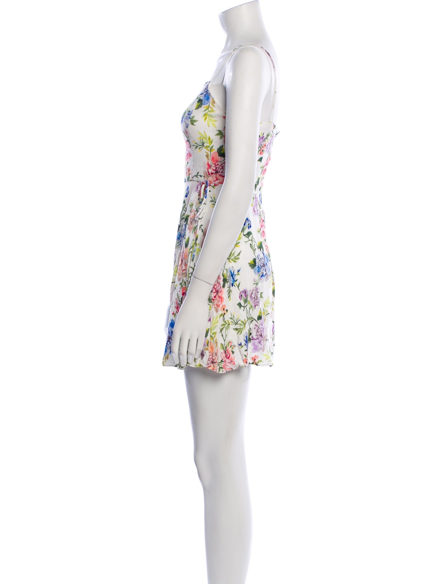 Alice + Olivia Floral Print Mini Dress