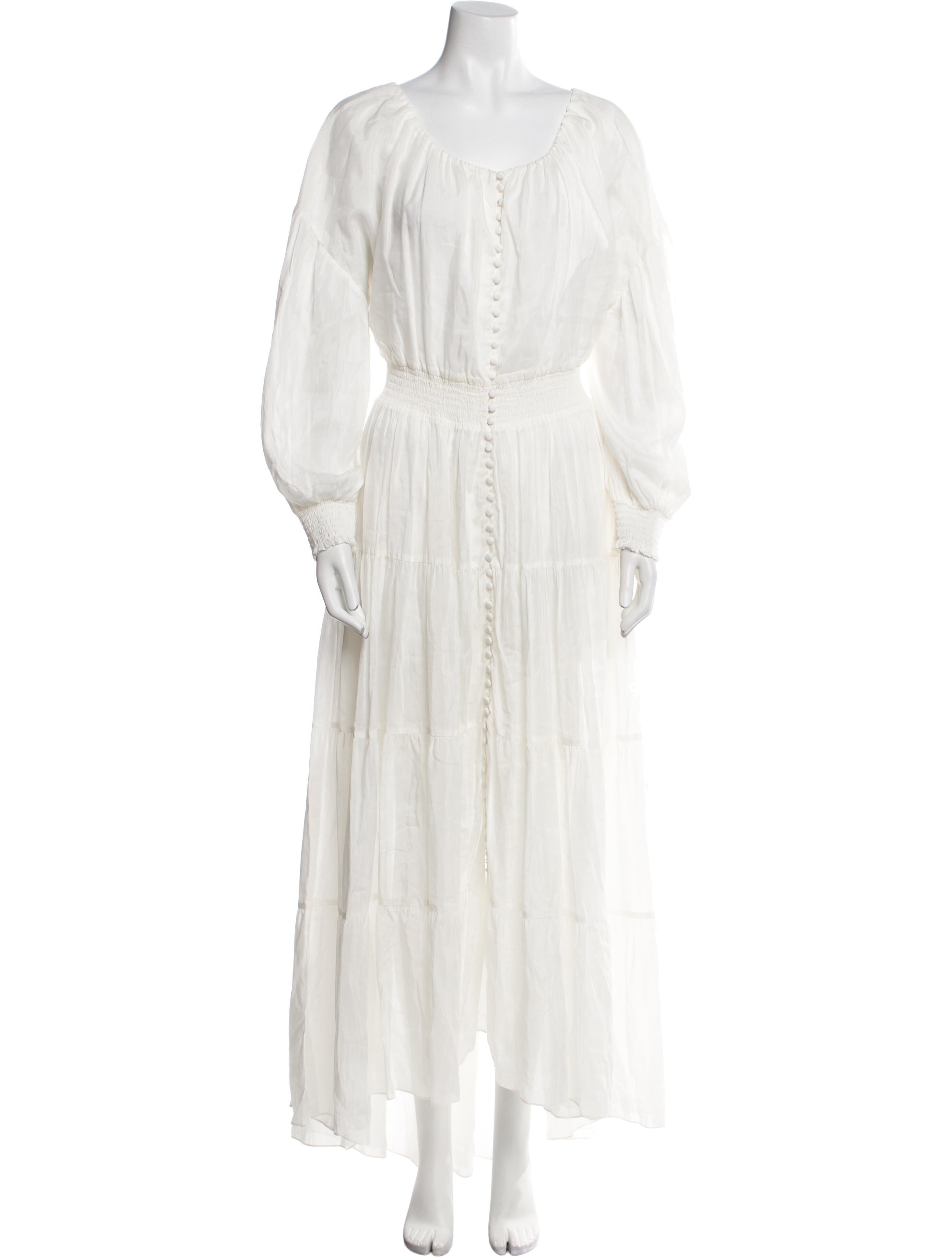 Alice + Olivia Scoop Neck Long Dress