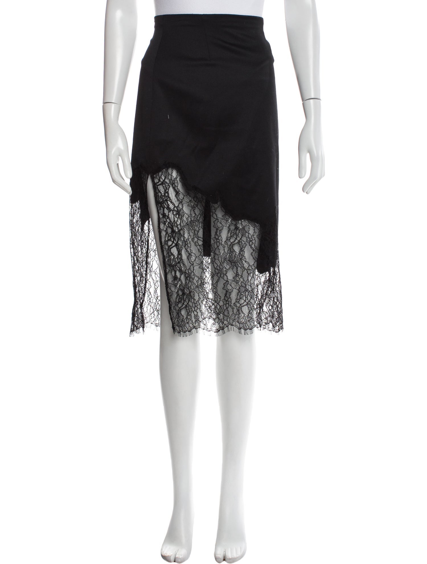Alice + Olivia Wool Knee-Length Skirt