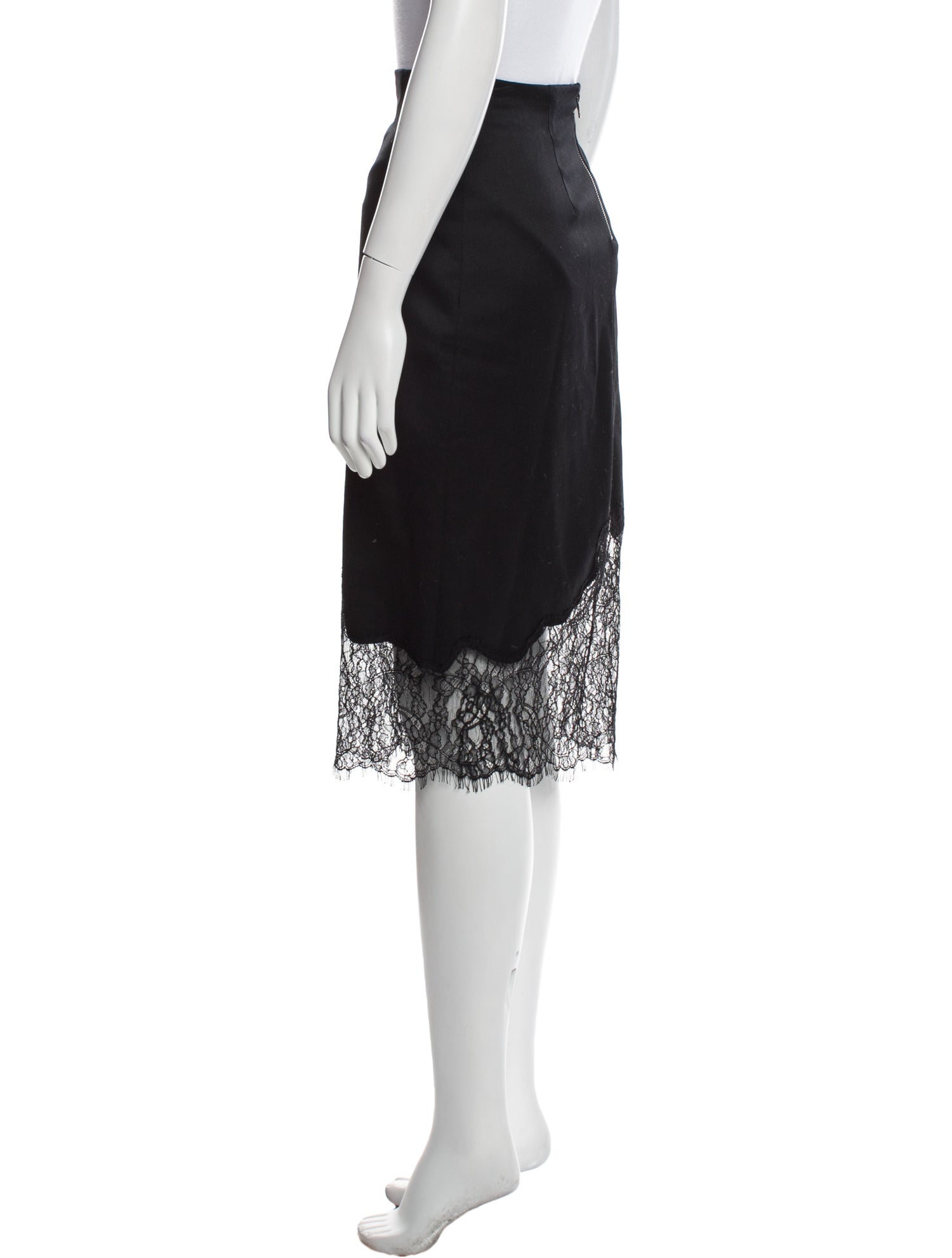 Alice + Olivia Wool Knee-Length Skirt