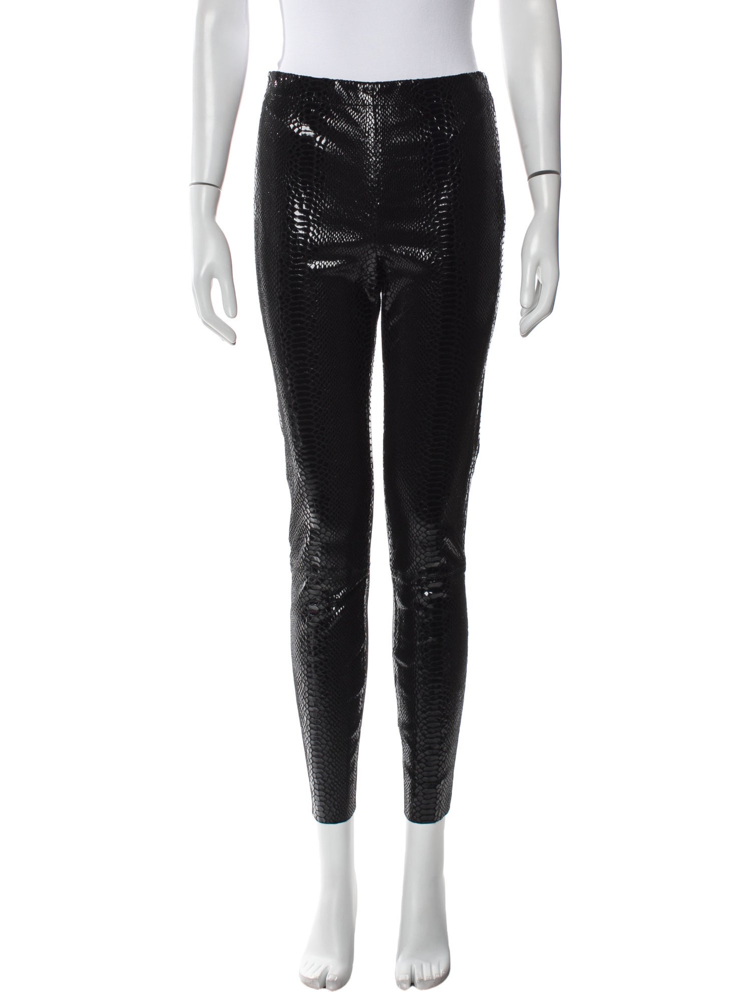Alice + Olivia Leather Skinny Leg Pants
