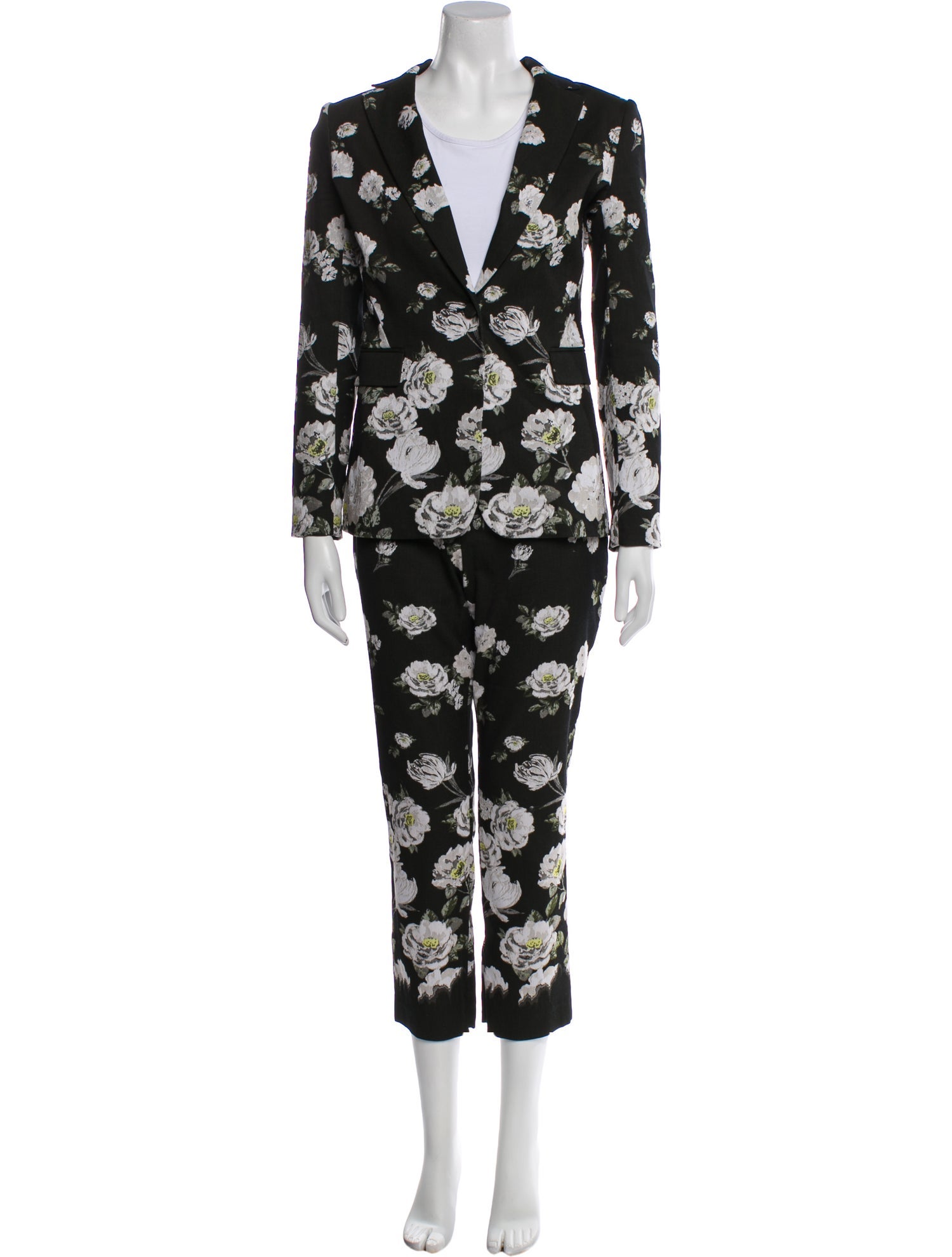 Alice + Olivia Floral Print Pantsuit