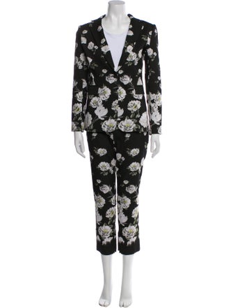 Alice + Olivia Floral Print Pantsuit
