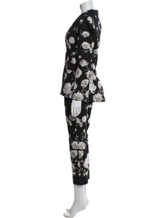 Alice + Olivia Floral Print Pantsuit