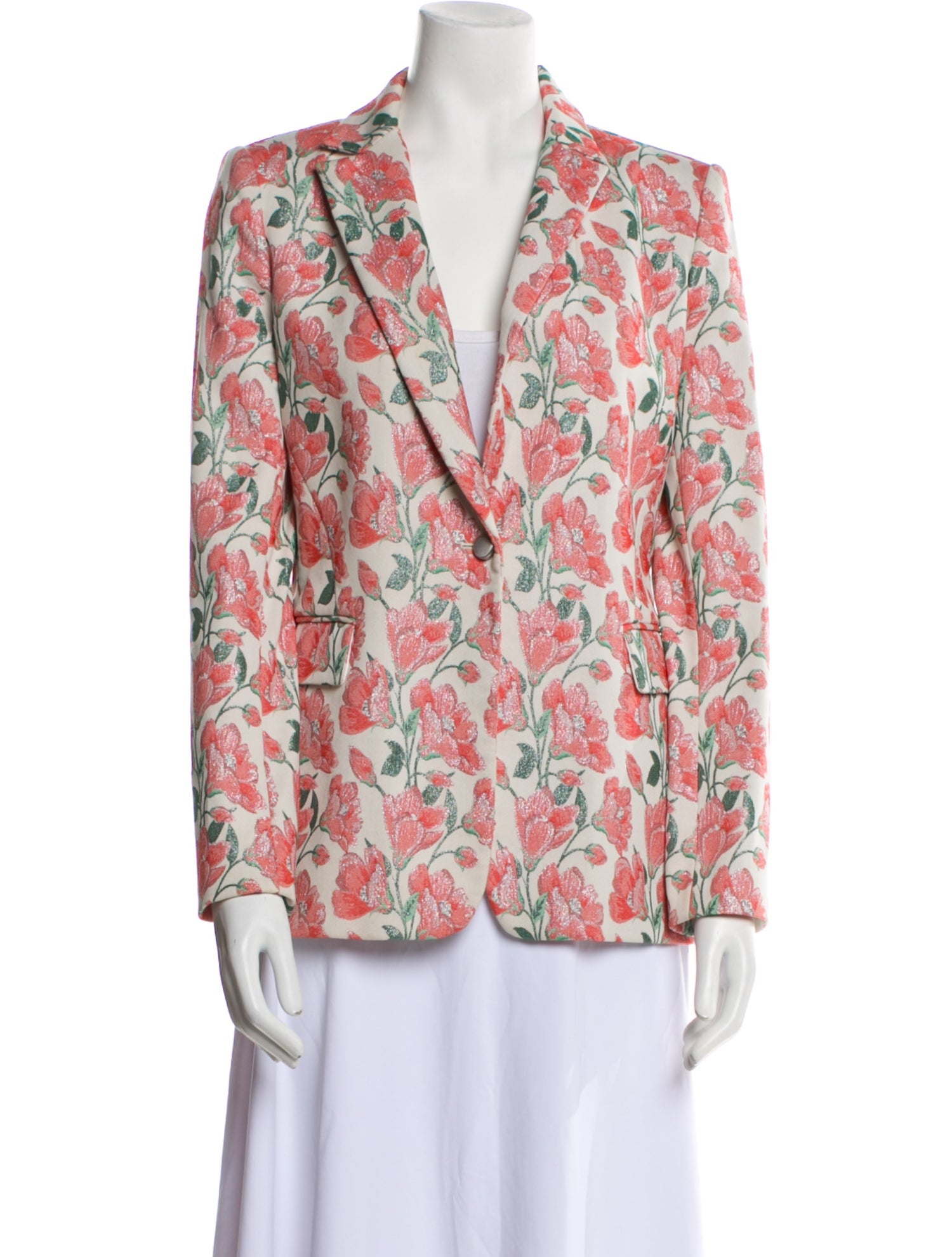 Alice + Olivia Floral Print Blazer