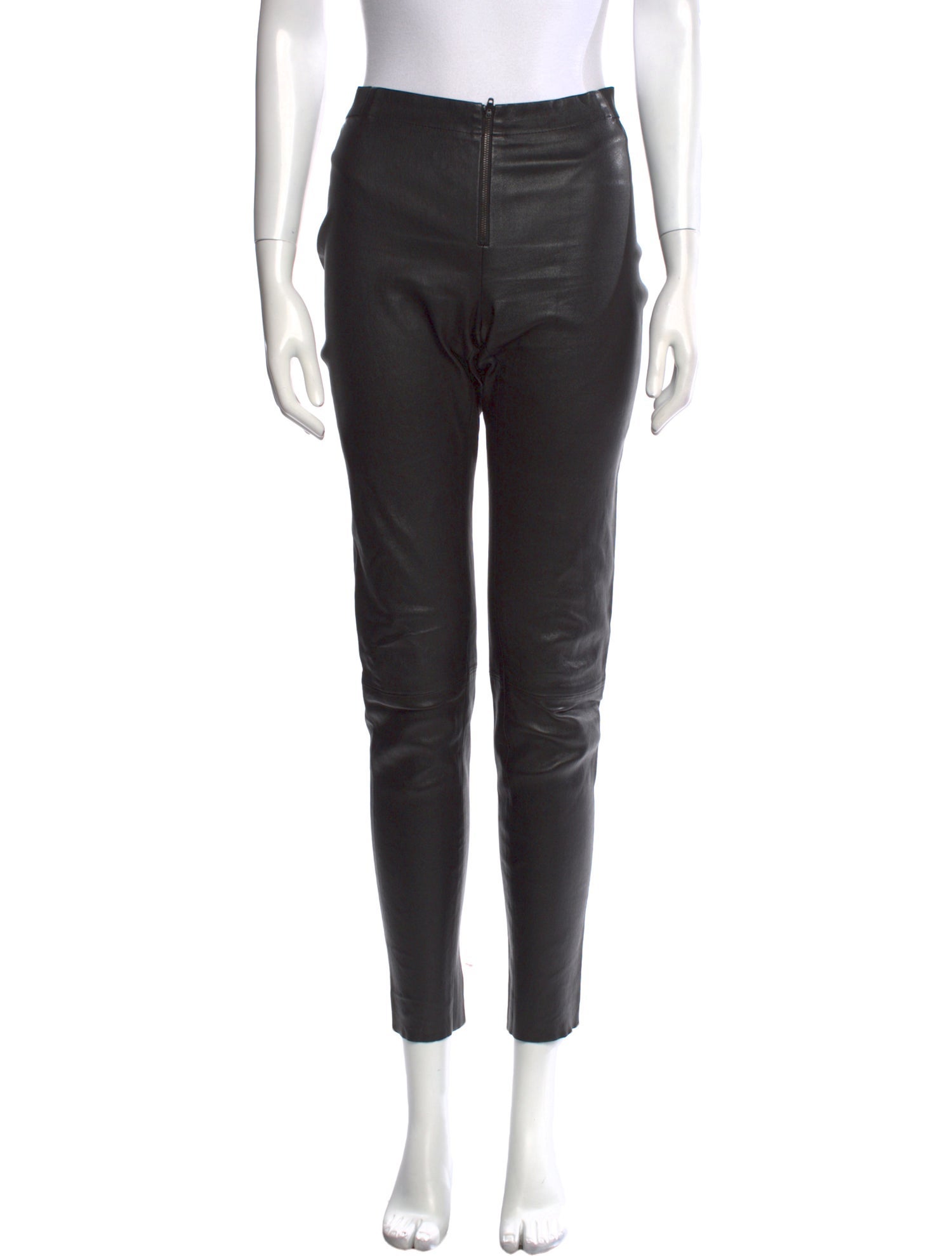 Alice + Olivia Leather Skinny Leg Pants