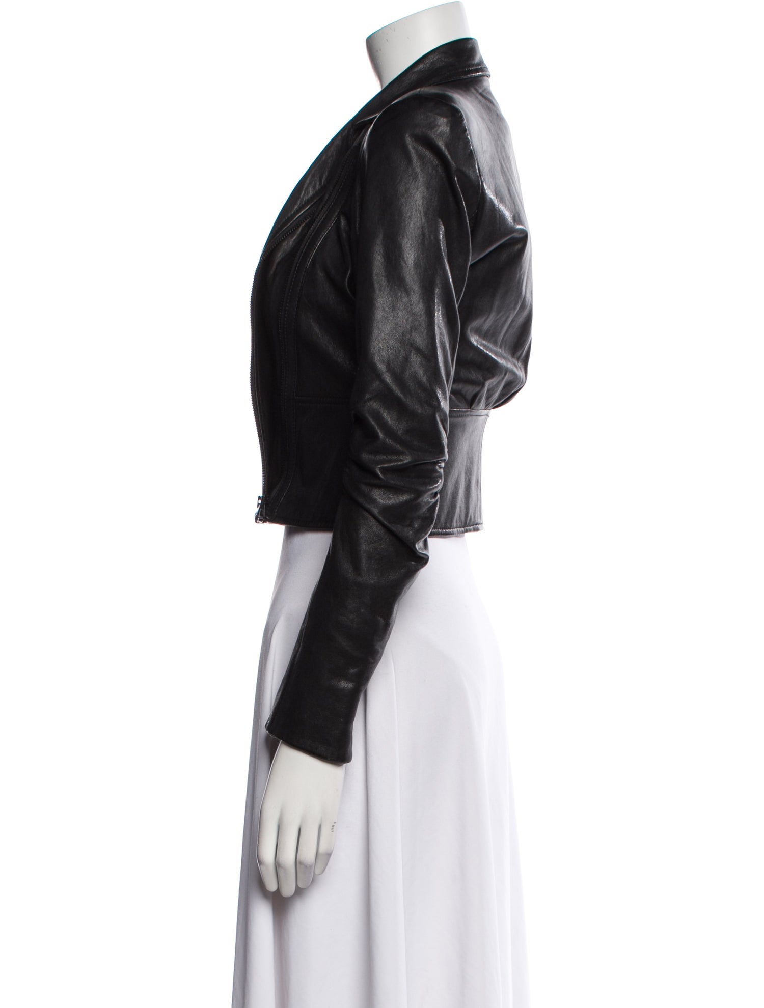 Alice + Olivia Leather Biker Jacket