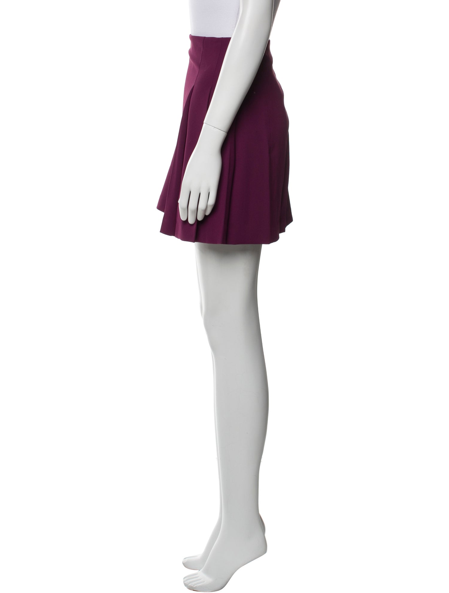 Alice + Olivia Pleated Accents Mini Skirt w/ Tags