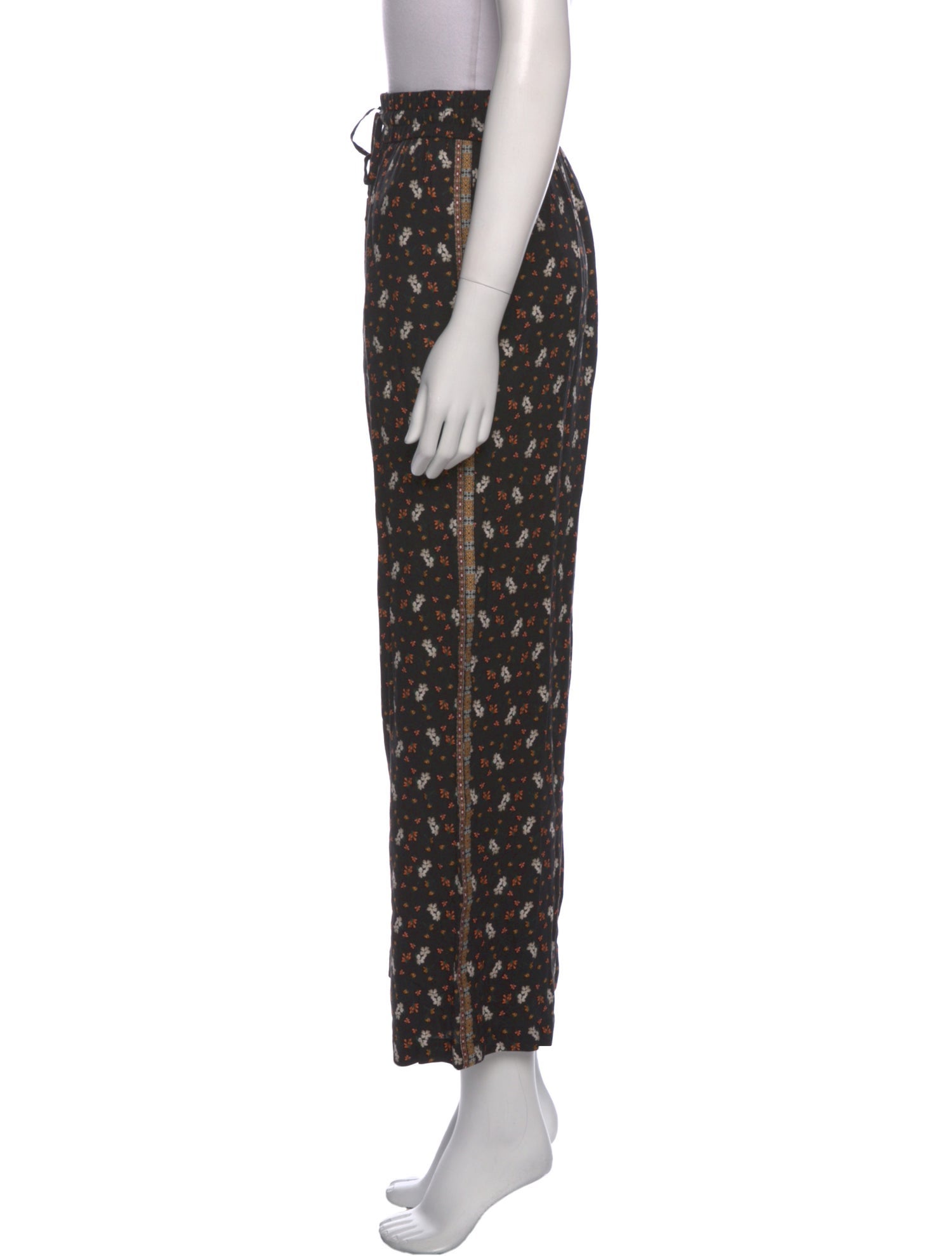 Alice + Olivia Floral Print Wide Leg Pants