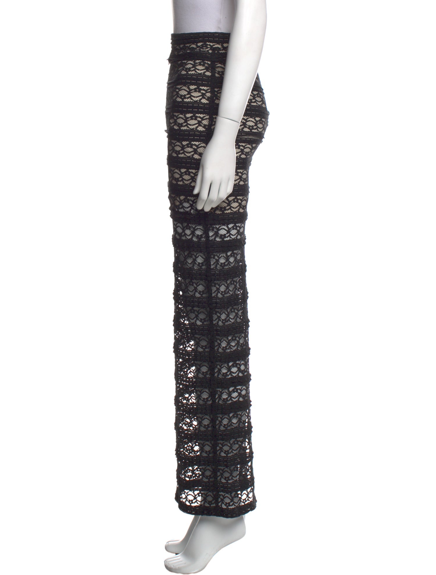 Alice + Olivia Lace Pattern Long Skirt