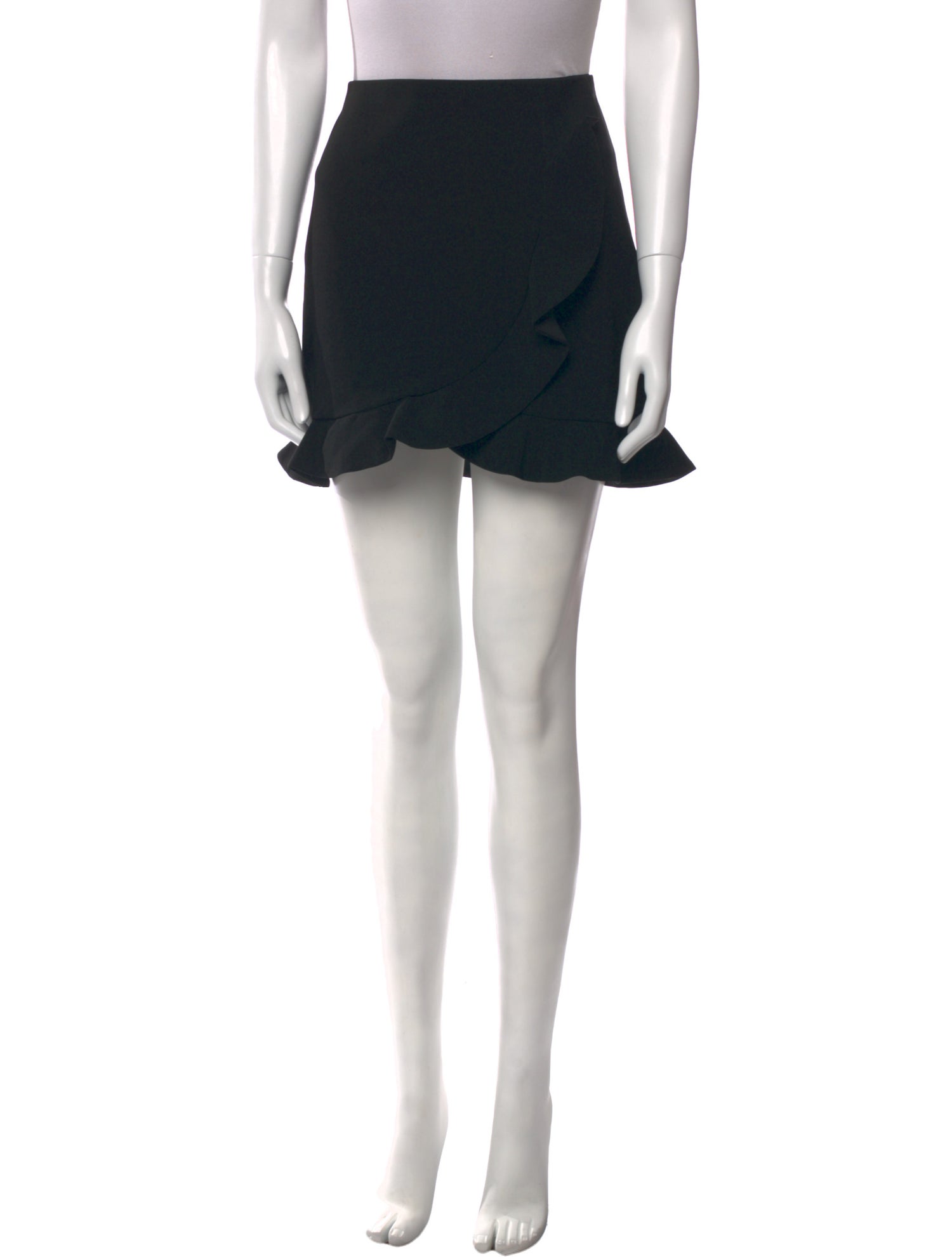 Alice + Olivia Ruffle Embellishment Mini Skirt